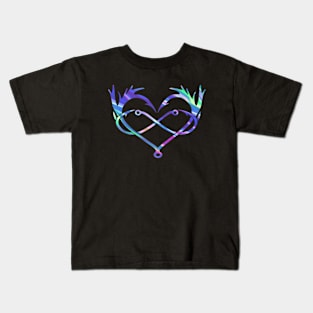 Heart Infinity Hunting Fishing Kids T-Shirt